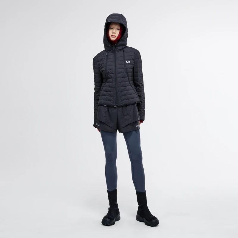 UPON PRO轻运动系列 轻薄修身连帽羽绒服女U1BW4017Y