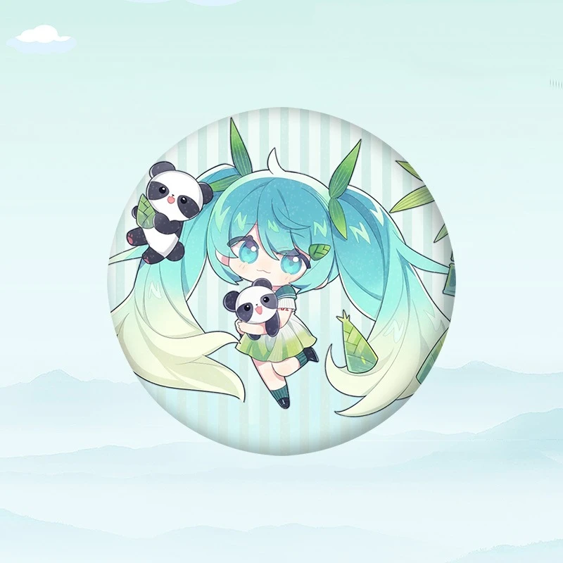 初音未来周边动漫同人徽章谷二次元节气系列葱娘吧唧miku谷子痛包