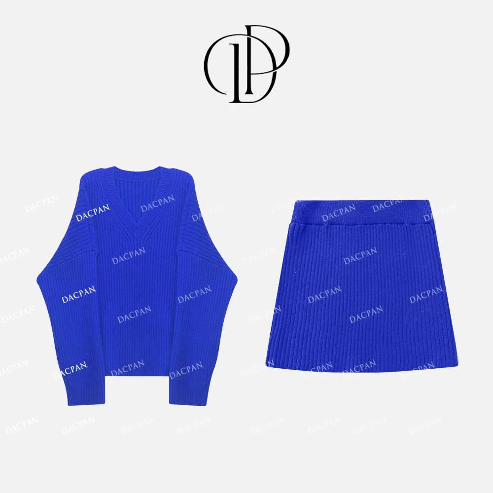 DACPAN-“不识风月”针织套装  上衣+短裙 2024/盼•PP 1575