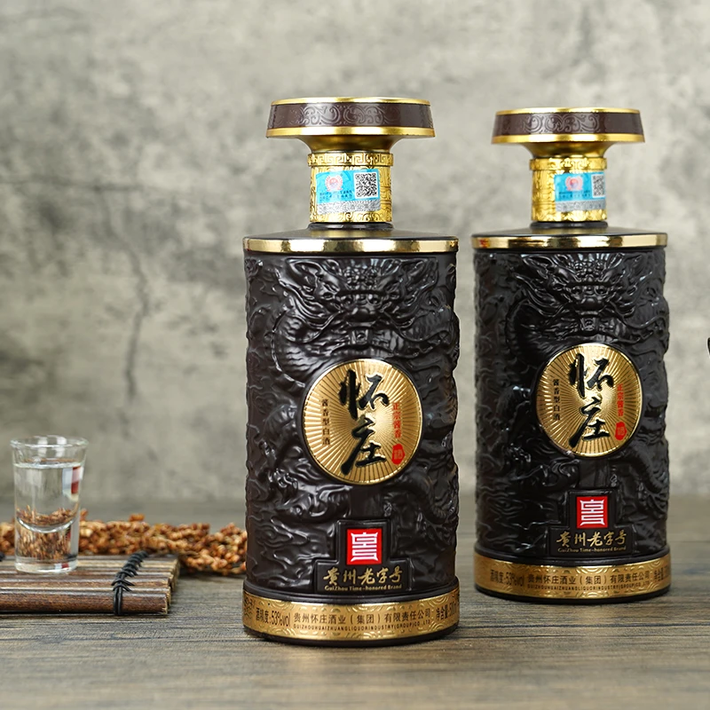 怀庄怀庄 金质龙韵  酱香型 白酒53度2瓶装53度500ml