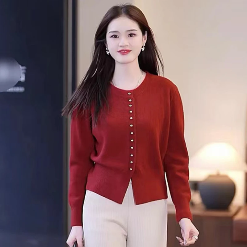 毛衣慵懒高级感女秋冬季2024新款韩系宽松显瘦外搭超好看针织上衣