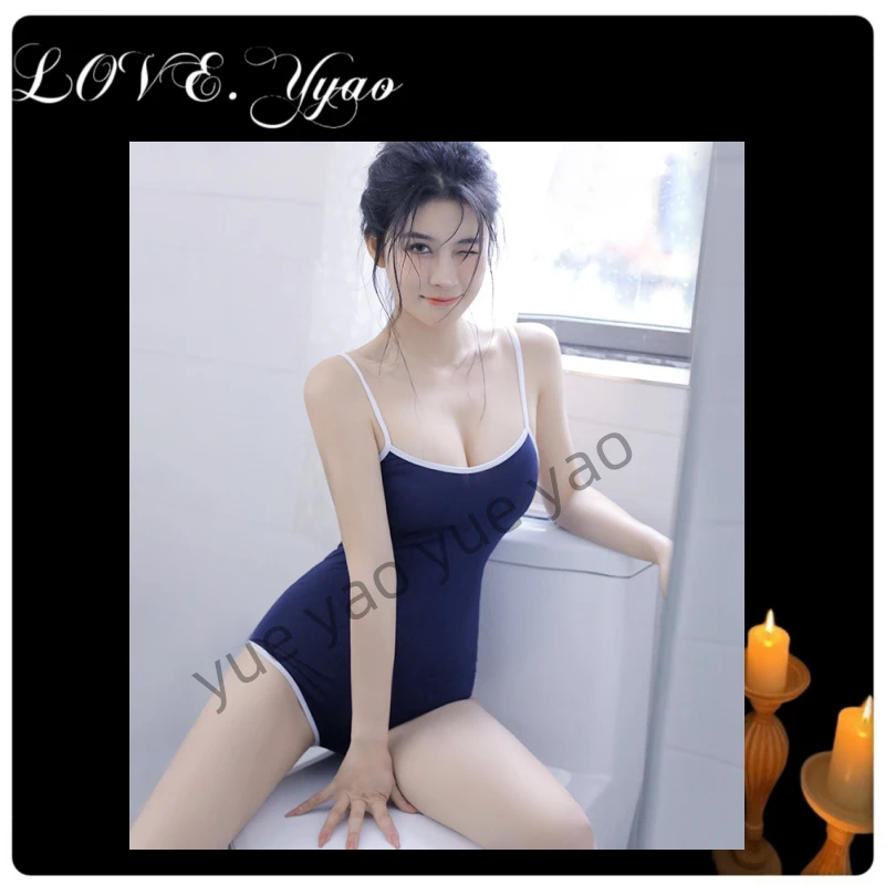 月遥【泳之学社】日系动漫二次元游泳高弹居家水透cosplay泳衣睡衣