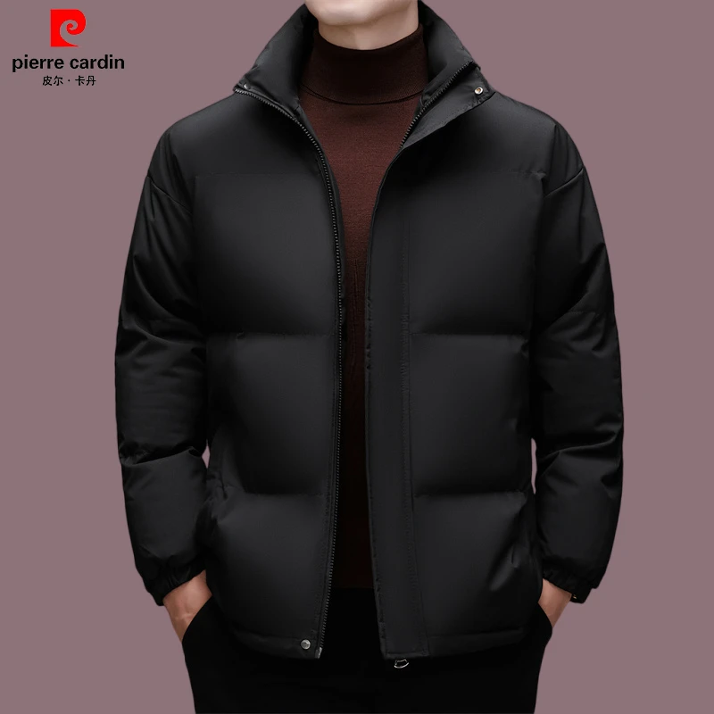 【皮尔卡丹品牌正品】男士加厚棉服青年立领短款休闲面包服冬季保暖