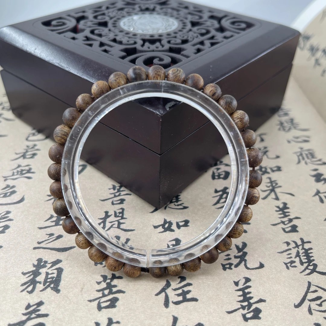 沉香【假一罚万】 6mm圆珠海南种植天然莺歌绿天然奇楠沉香