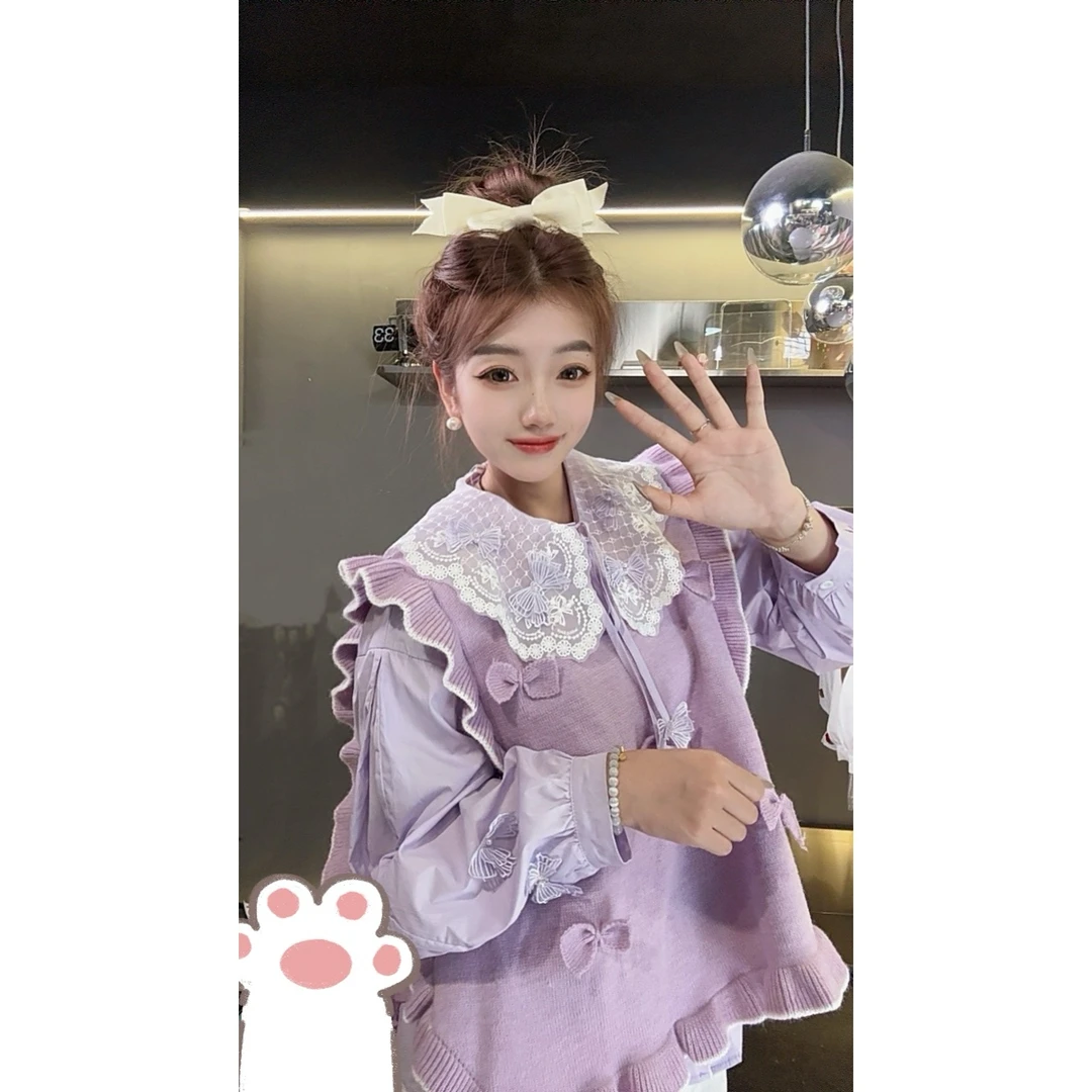 【七小姐的店】3.2秋冬甜美时尚领衬衣韩版学院风新款好货合集