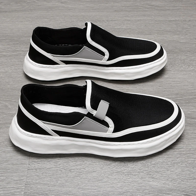 凯玛龙小众风男鞋网面鞋男士百搭夏季透气潮鞋低帮休闲鞋平底网鞋