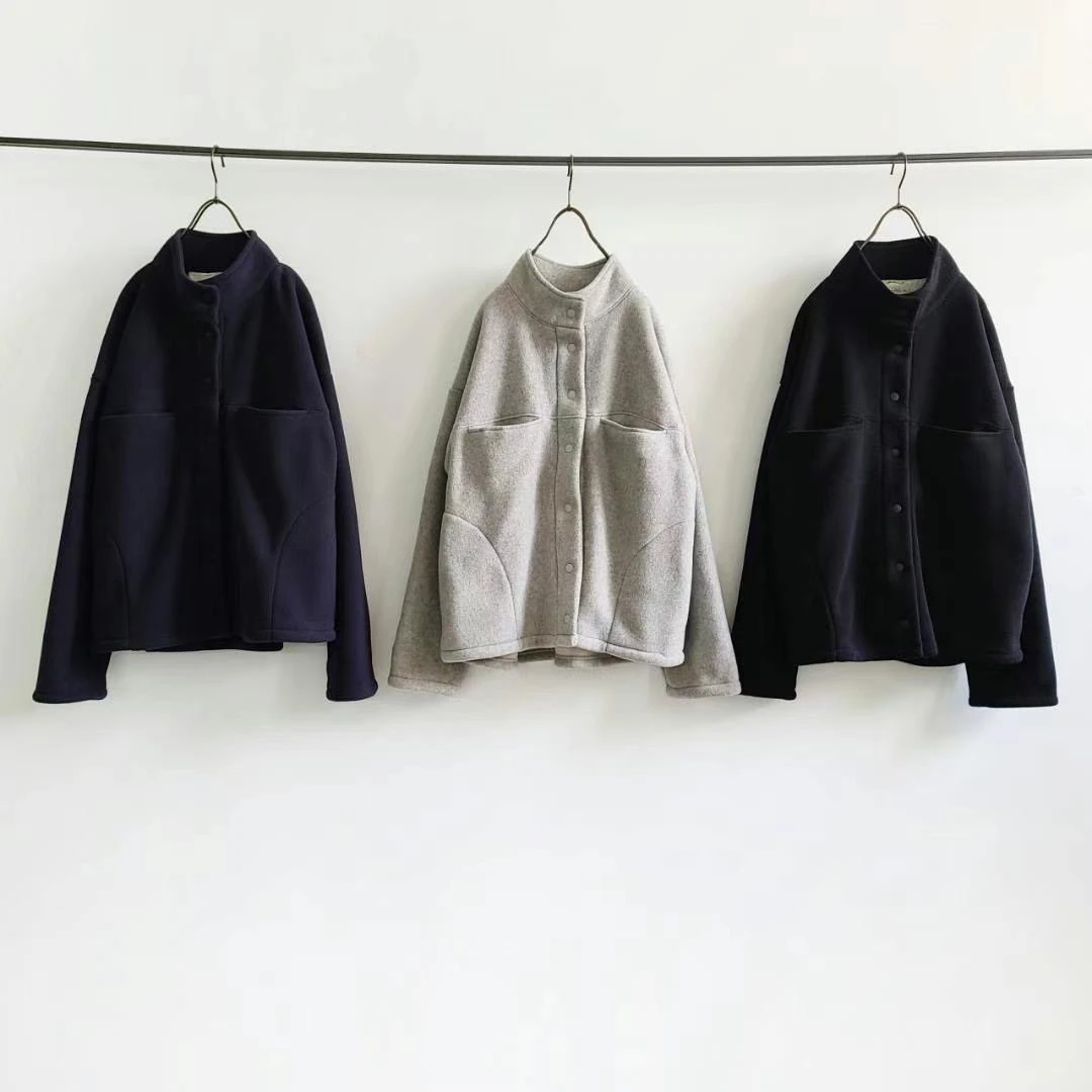 东大门正品 puco立领摇粒绒开衫上衣（不支持退货）