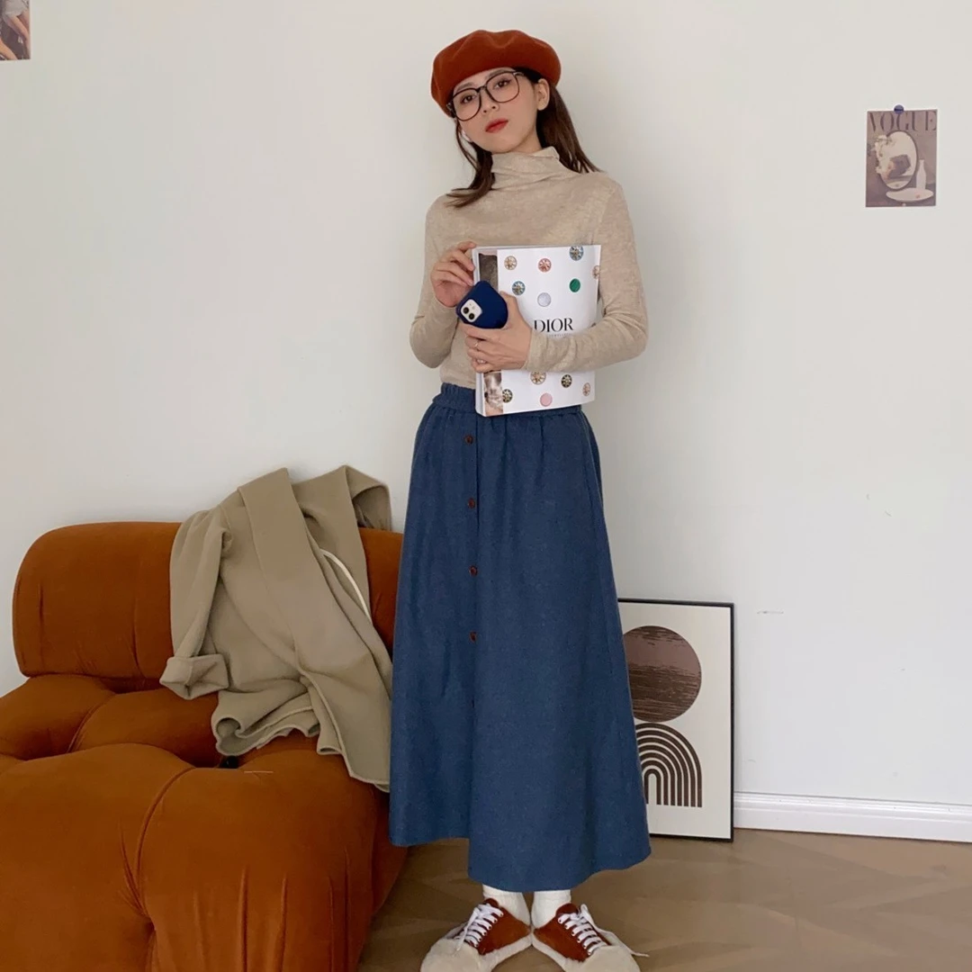 【杭州S姐 精品女装】毛呢半裙08193