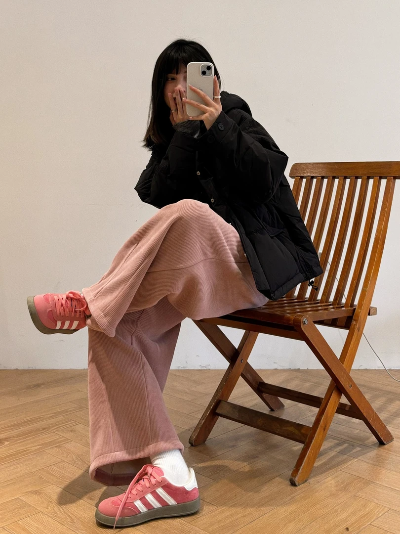 【微瑕】咖色90白鸭绒羽绒服h04060