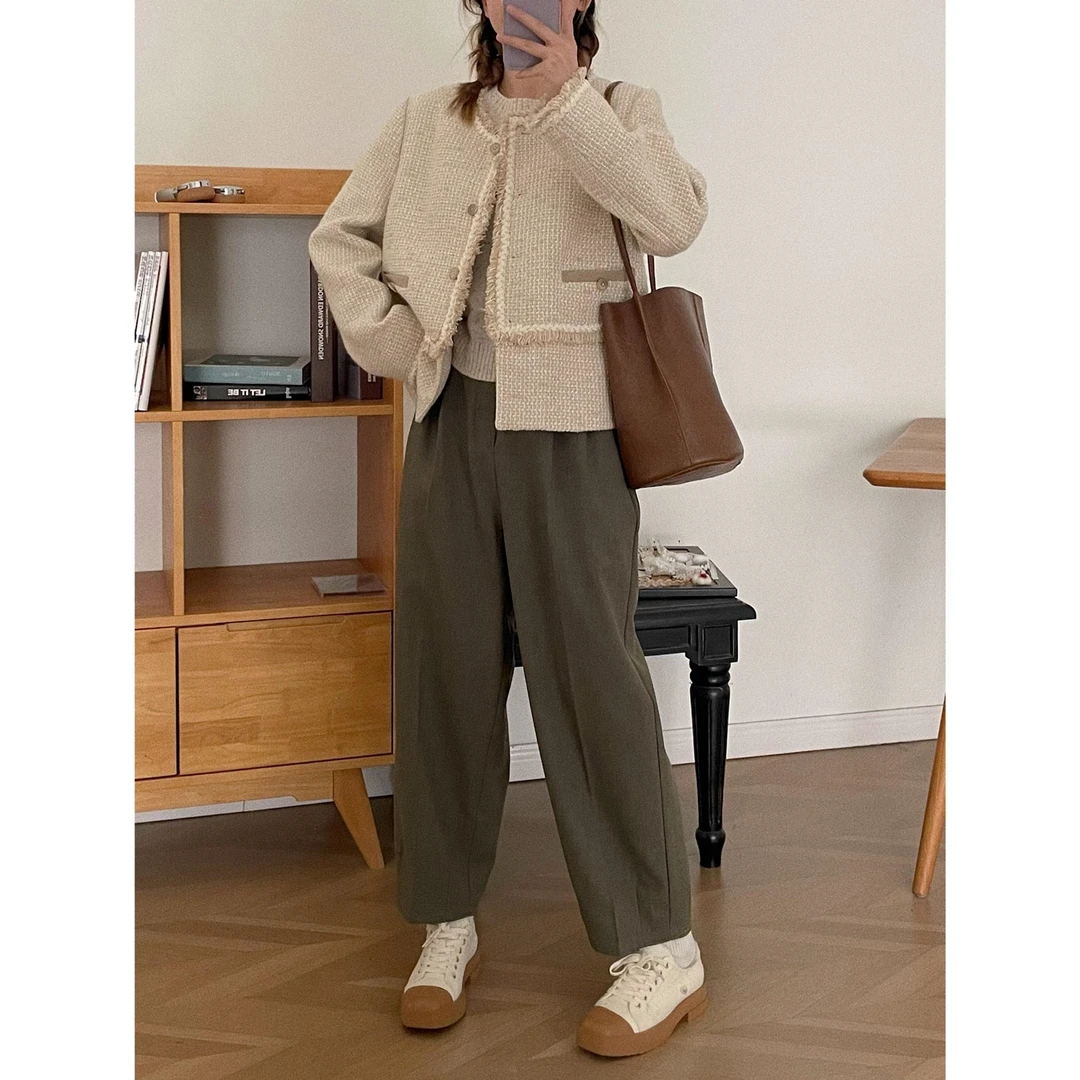 【杭州S姐精品女装】小香风外套女秋季新款气质名媛高级感上衣06060