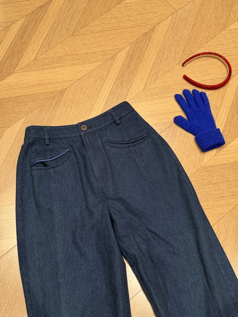 【 样衣】牛仔蓝裤子g08093