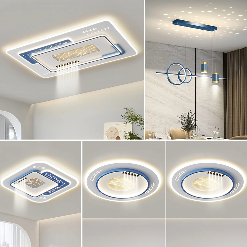 2024新款客厅灯餐厅灯吸顶灯简约新款灯具高级大气感星空吸顶灯具