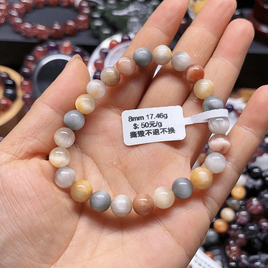 水晶手链未镶嵌阔**阔