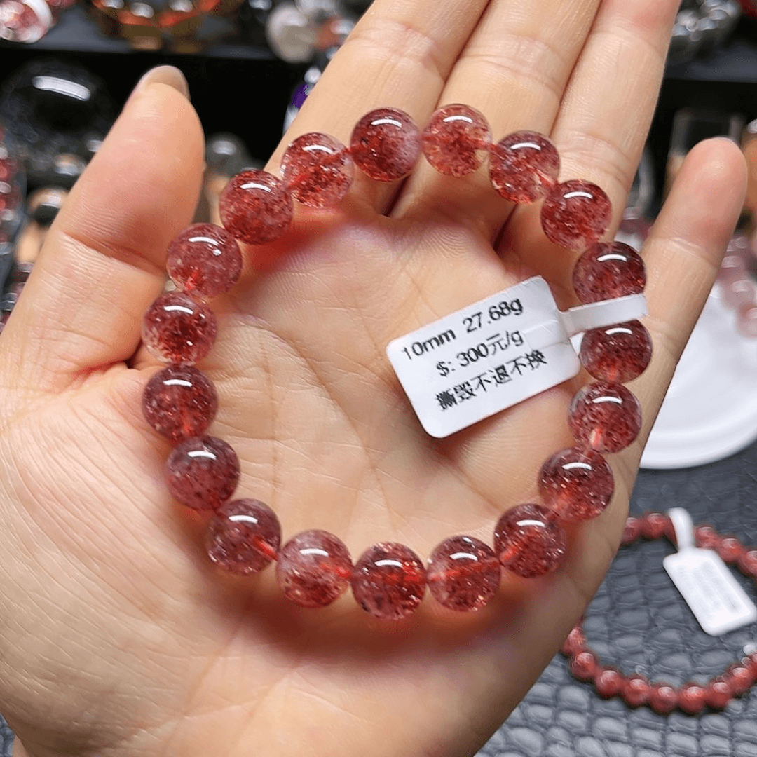 水晶手链未镶嵌天然水晶