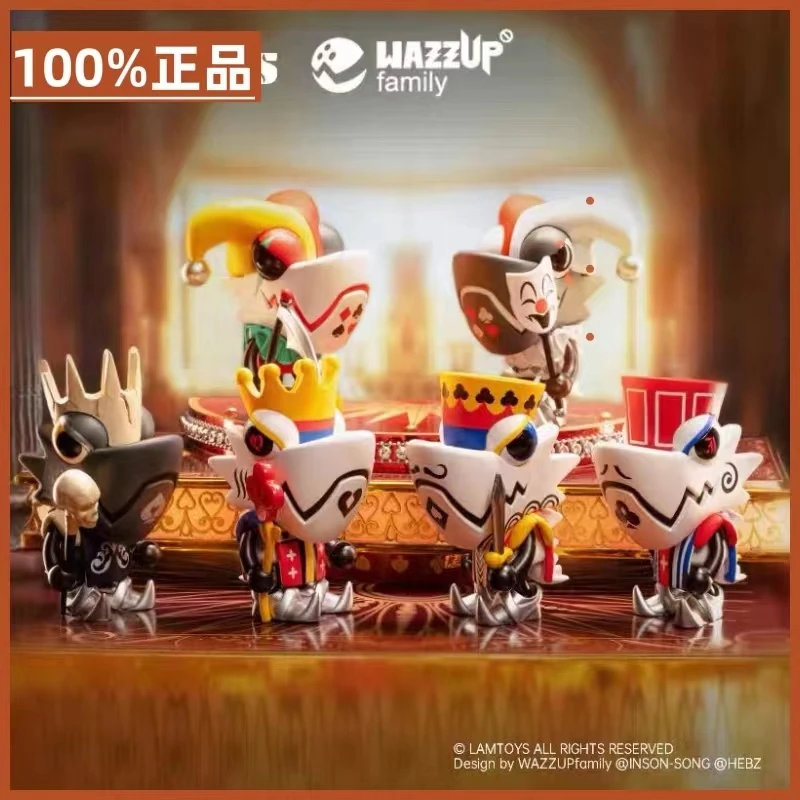 【大笨猪潮玩】正版LAMTOYS变色龙7代扑克王国潮玩盲盒手办摆件