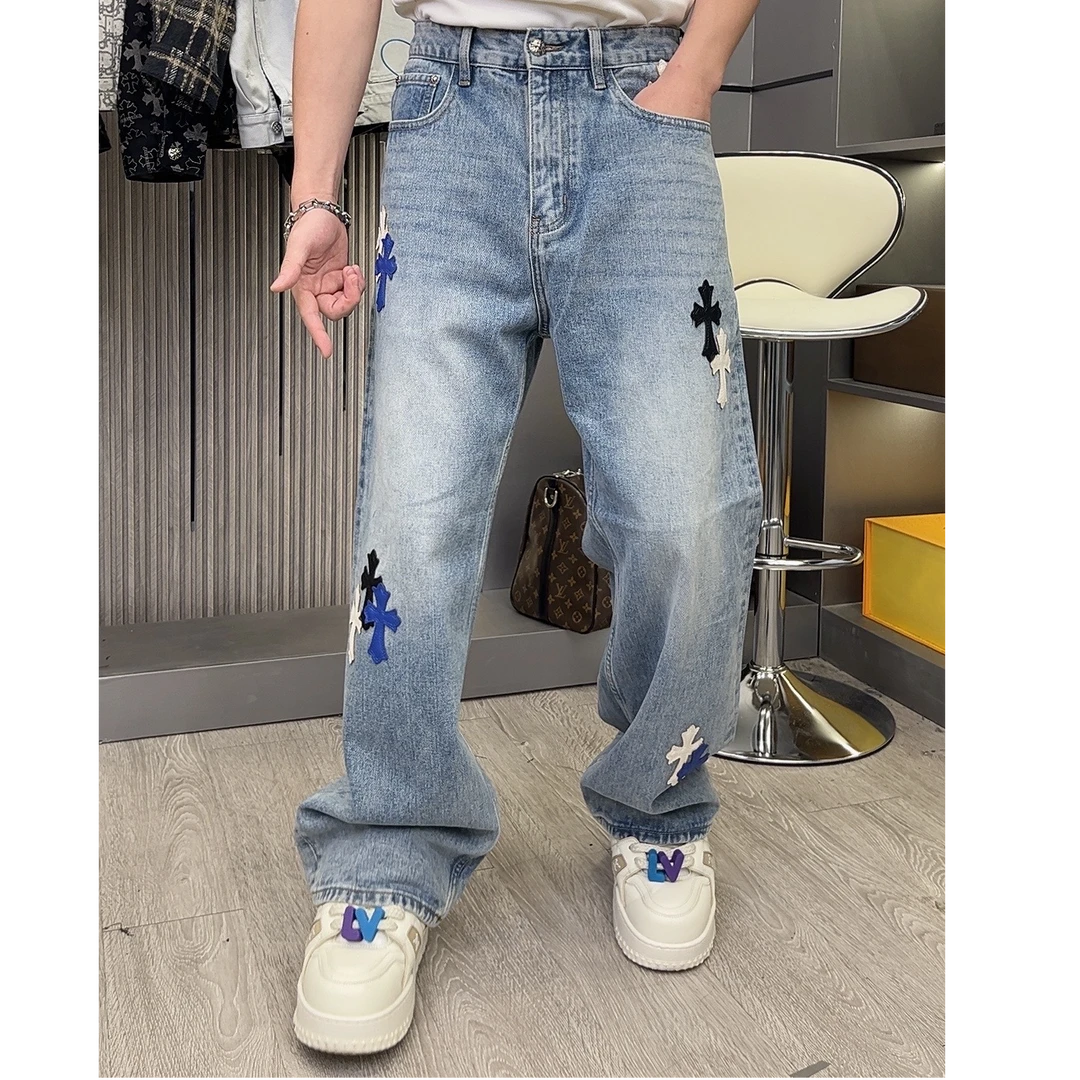 【萌萌专属】2024秋季新款百搭时尚潮流牛仔裤1018