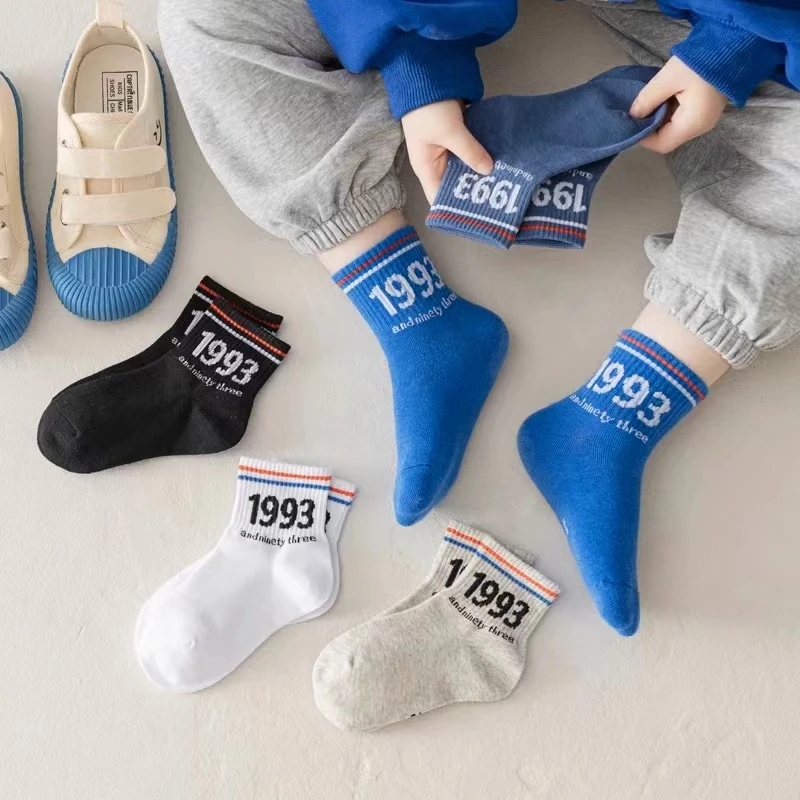 【10双】男童秋冬中筒袜