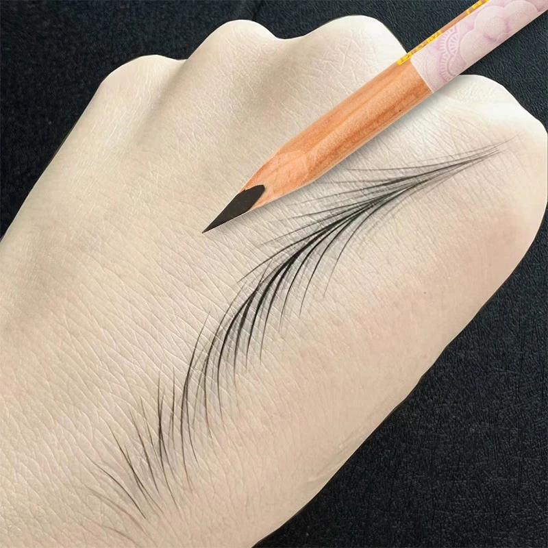 法国大牌纹绣眉笔设计眉形防水定型定位纹眉化妆师专用双头野生眉