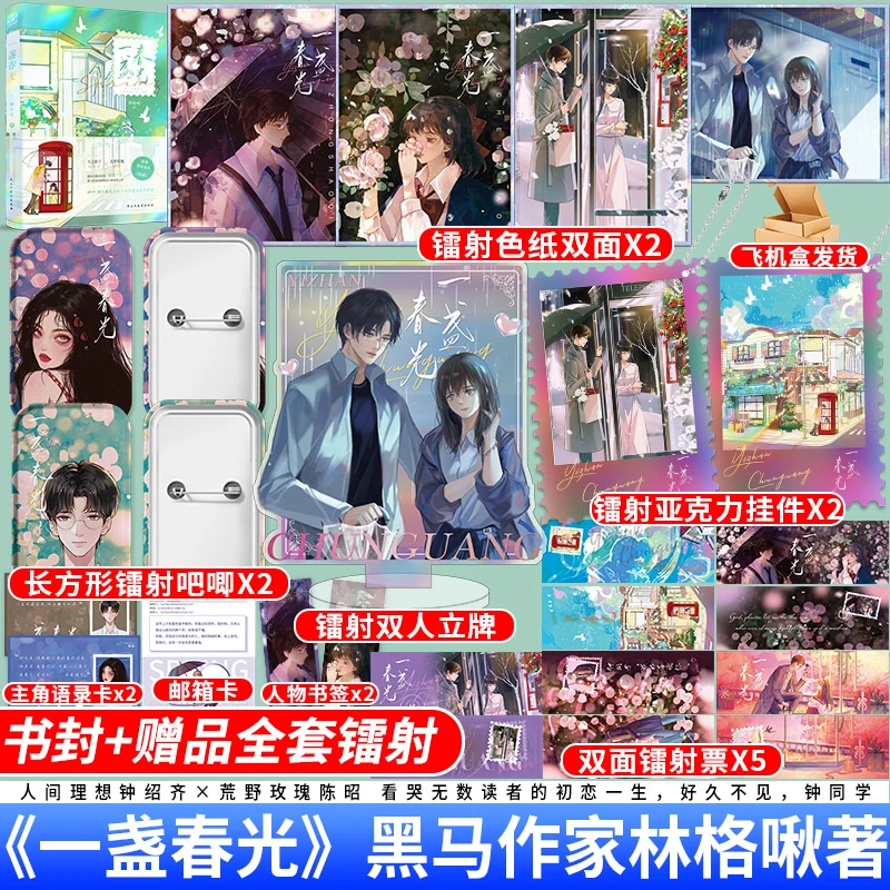 【版本任选】一盏春光 林格啾 青春校园初恋小说久别重逢实体书温柔