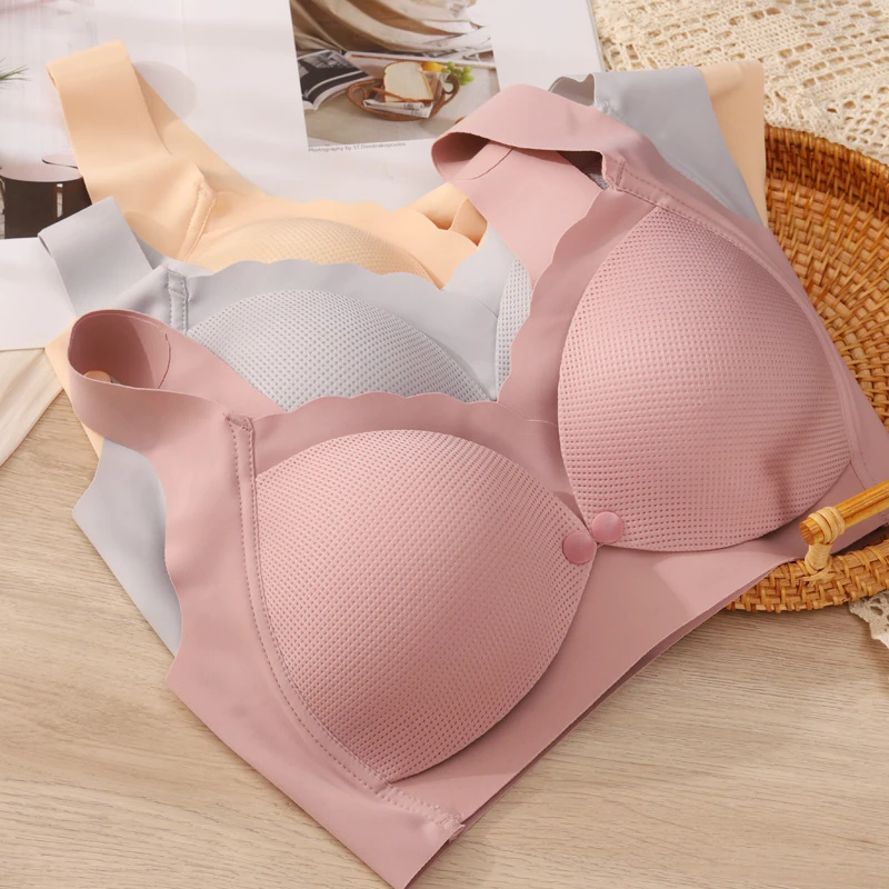 孕妇内衣怀孕期哺乳薄款夏季聚拢防下垂专用产后背心式喂奶用文胸