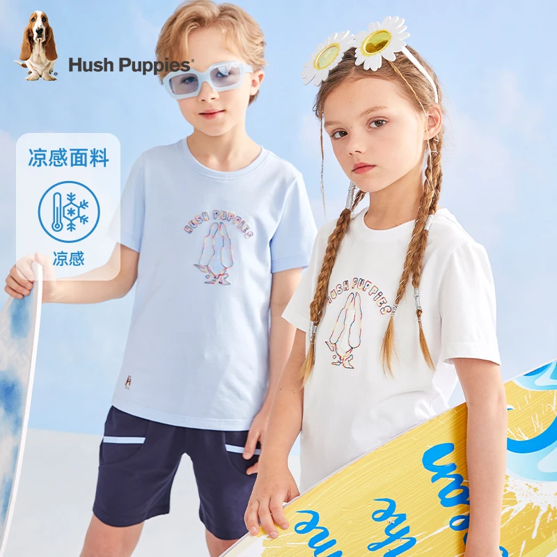 短袖t恤 夏款儿童宽松圆领 暇步士童装