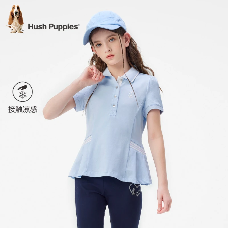 冰感裙式POLO短袖 暇步士童装新款