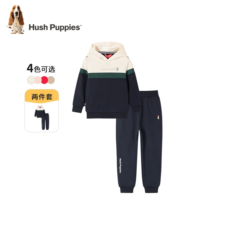 拼接卫衣长裤套装 暇步士童装DR HPRQND37CA623