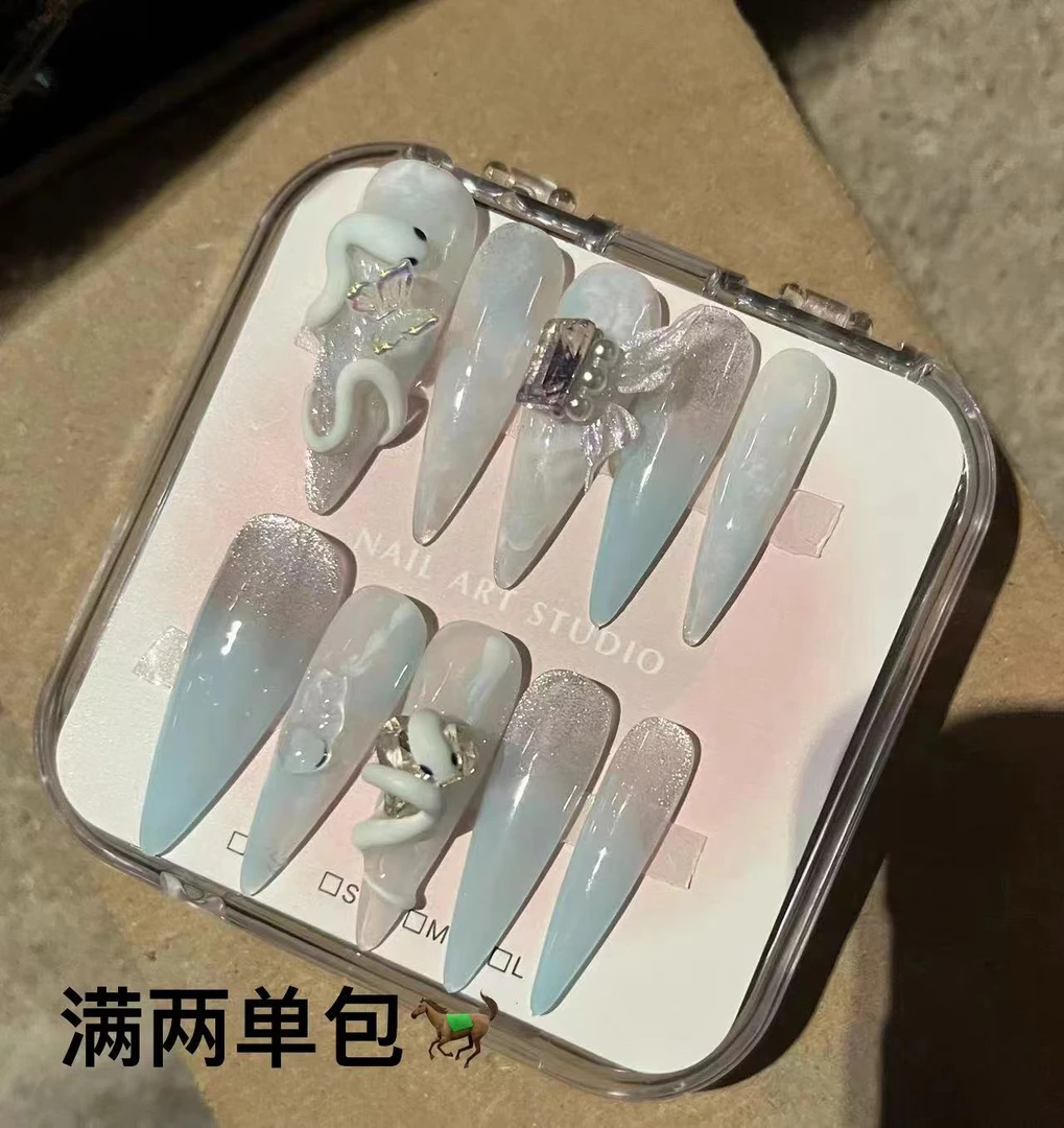 店铺新开播新款福利纯手工甲   下单后不退换完美主义绕行