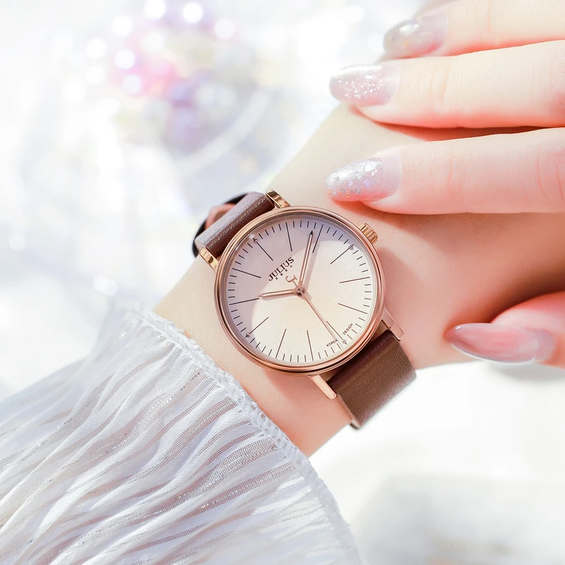 聚利时手表女简约气质小众轻奢高级感2023年新款防水女士石英表