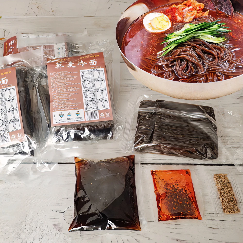 高台子村朝鲜族风味荞麦冷面250g*6袋小麦冷面自选