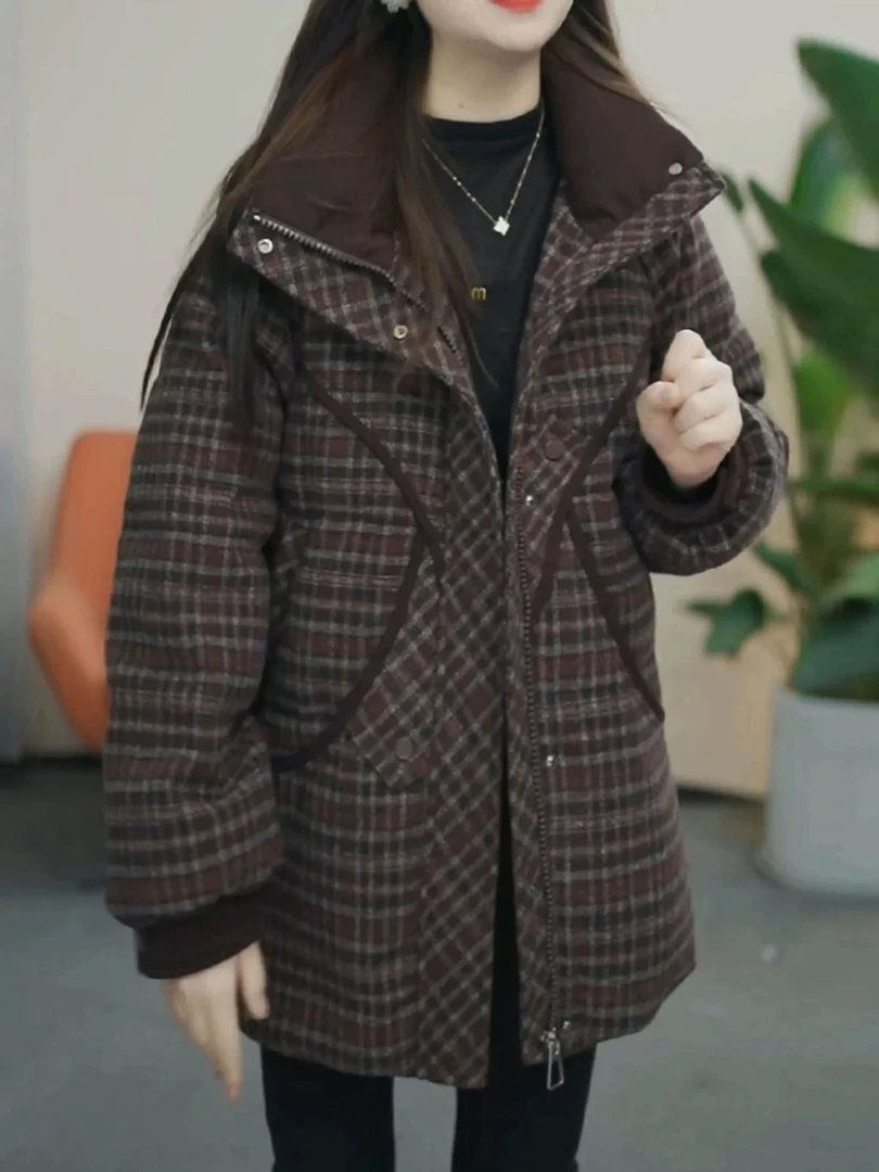 【99】中年妈妈洋气羽绒服女中长款2024冬装新款时尚小个子高端外套