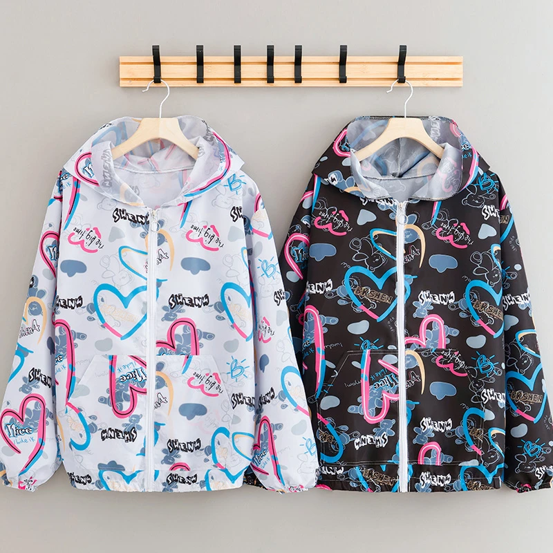 ins风防水连帽成人长袖女防尘家用厨房罩衣工作服围裙小清新带帽