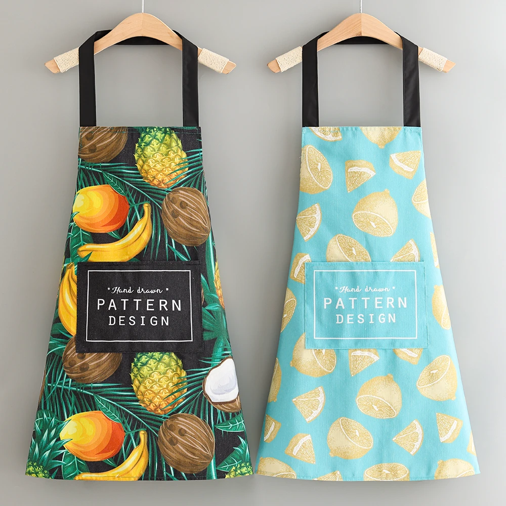 成人家用围裙无袖薄款罩衣可擦手上班干活工作服男女同款围腰