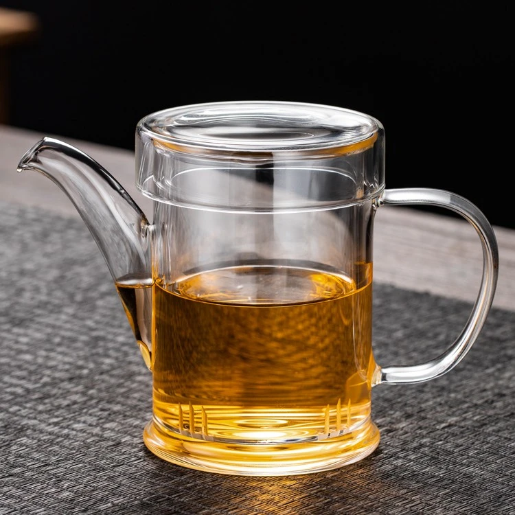 冠发玻璃泡茶壶加厚耐热家用过滤花茶壶红茶泡茶器功夫茶具冲茶器