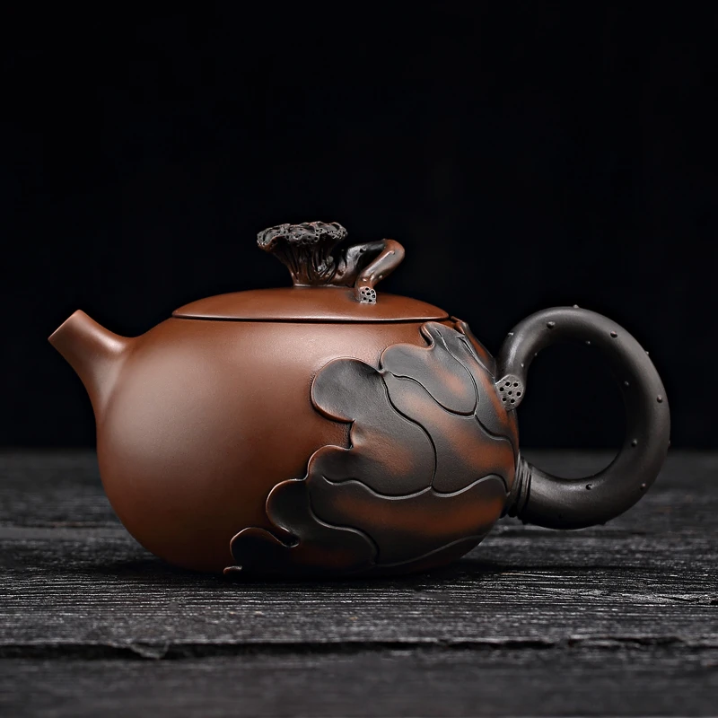 云南建水紫陶茶壶纯手工西施壶高档家用泡茶壶紫砂壶泡茶器名家壶