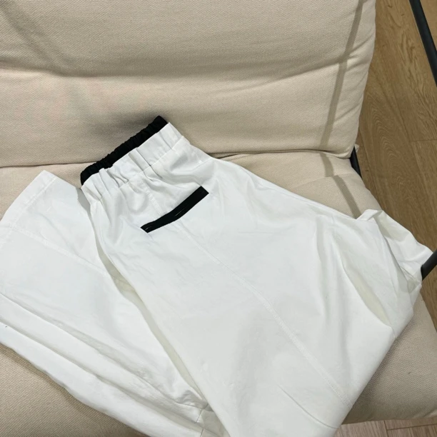 UpSd-重磅炸【遛遛裤】夏款时尚解构休闲松紧腰透气垂感皱皱裤