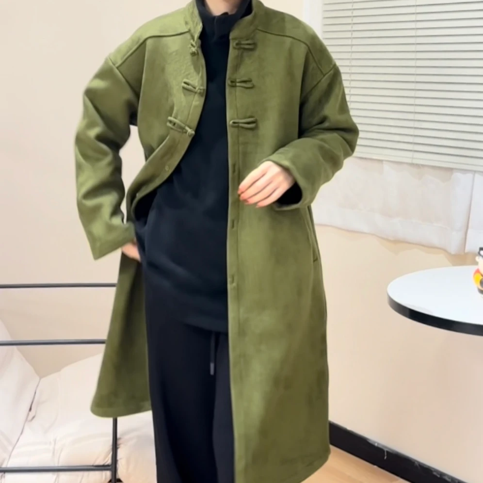 UpSd-重磅炸【谁人不识君】新中式拜年服加绒巨厚防风风衣大衣外套