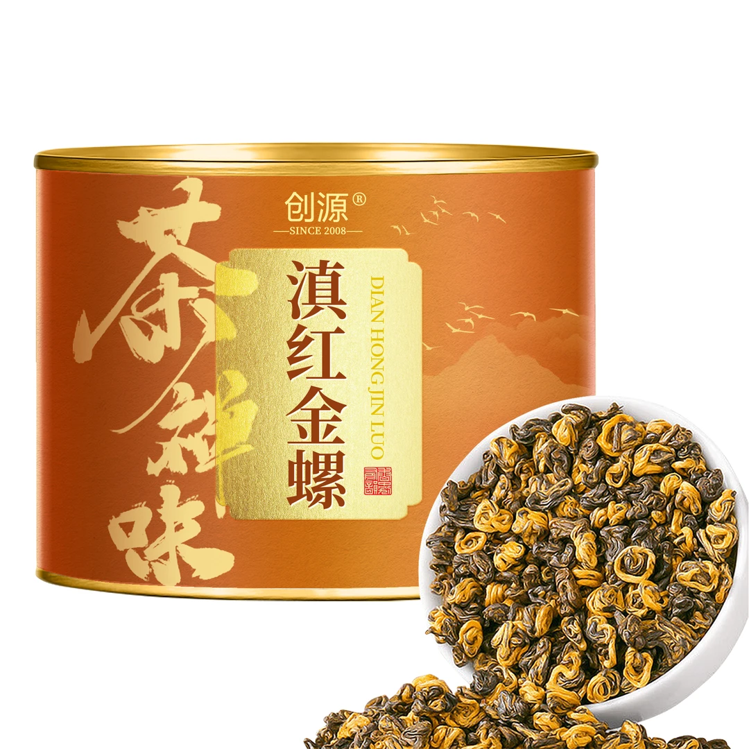 2025新茶特级凤庆滇红金螺正宗云南滇红茶古树红茶蜜香蜜螺浓香