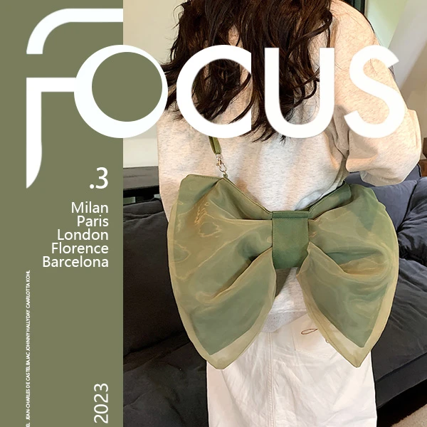 小众设计国风蝴蝶结斜挎包时尚洋气百搭ins斜挎包绿色包包夏季