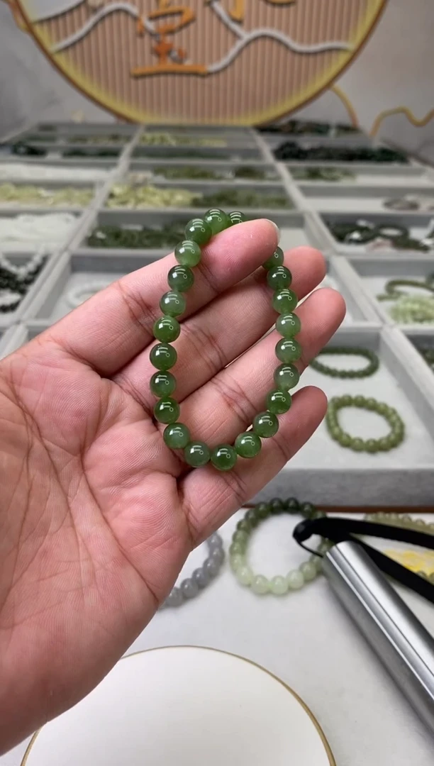 【闪购商品】和田玉手链未镶嵌碧玉8