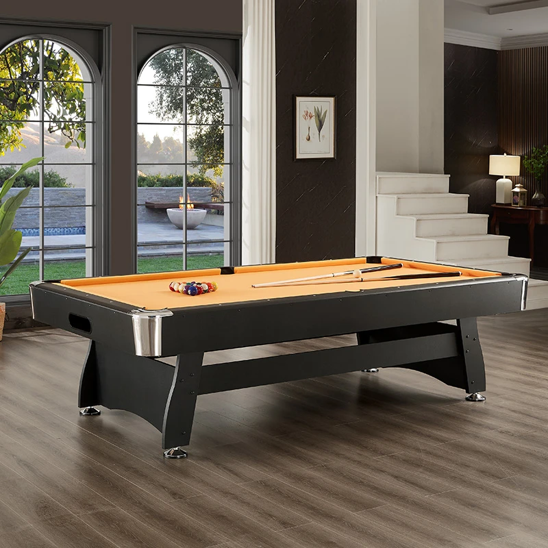 豪乐迪台球桌标准型多功能三合一商用美式黑八桌球台成人家用球台