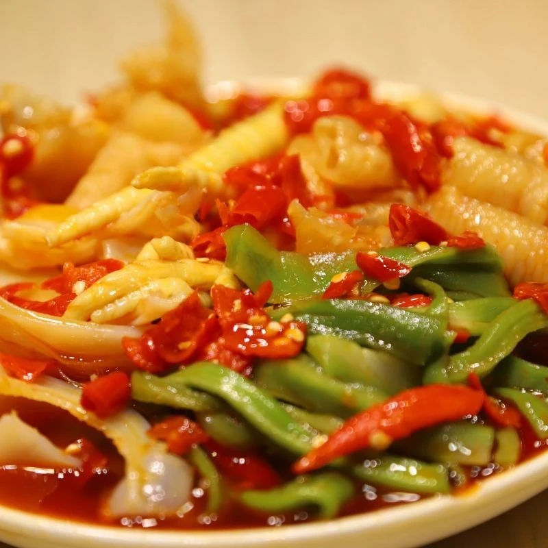 口福来胖老弟酸辣爽口嘎嘣菜酸辣柠檬贡菜大杂烩下酒菜脆椒零食