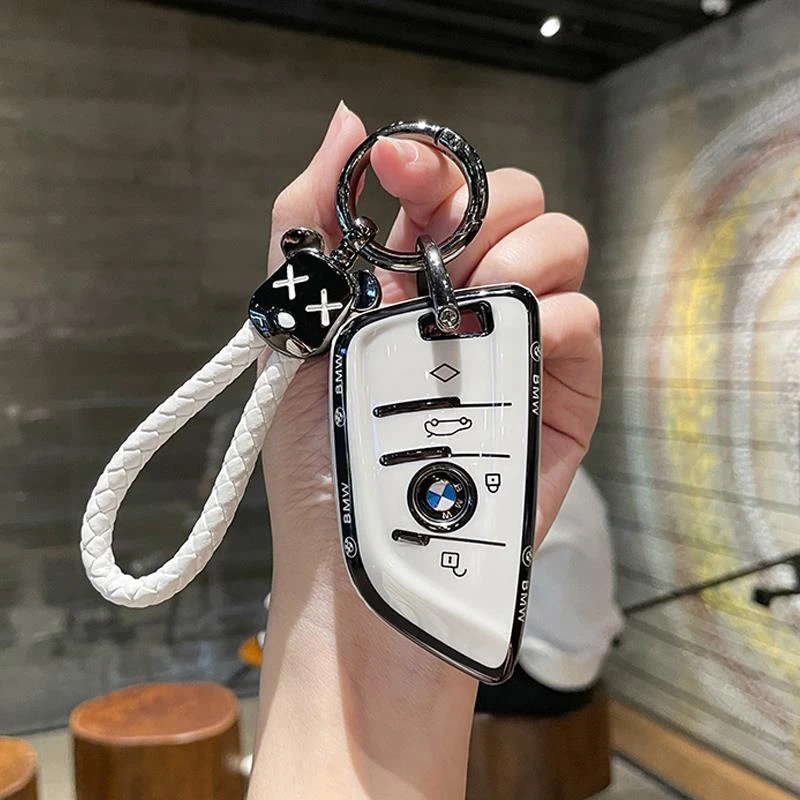 适用宝马x3钥匙套高级感x5车x1五系三系刀锋ix3扣3系1系保护壳包