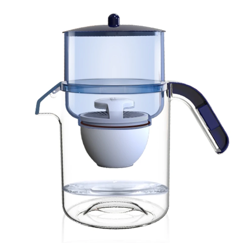 FND福能达净水杯滤水壶过滤铁锈细菌泥砂漂白粉等有害杂质活性炭