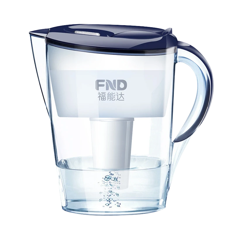 FND福能达滤水壶净水杯家用净水壶除氯大容量净化水垢便携