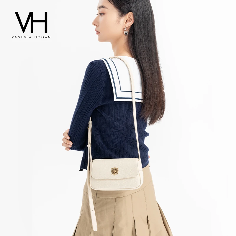 VH女包【太阳神系列】茵然可颂mini包春夏精致小包单肩斜挎 2401034