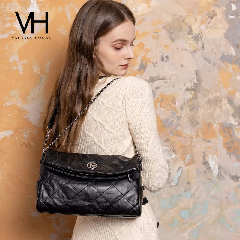 VH女包【大容量hobo】珂珂软包秋冬斜挎包包设计感流浪包2209457