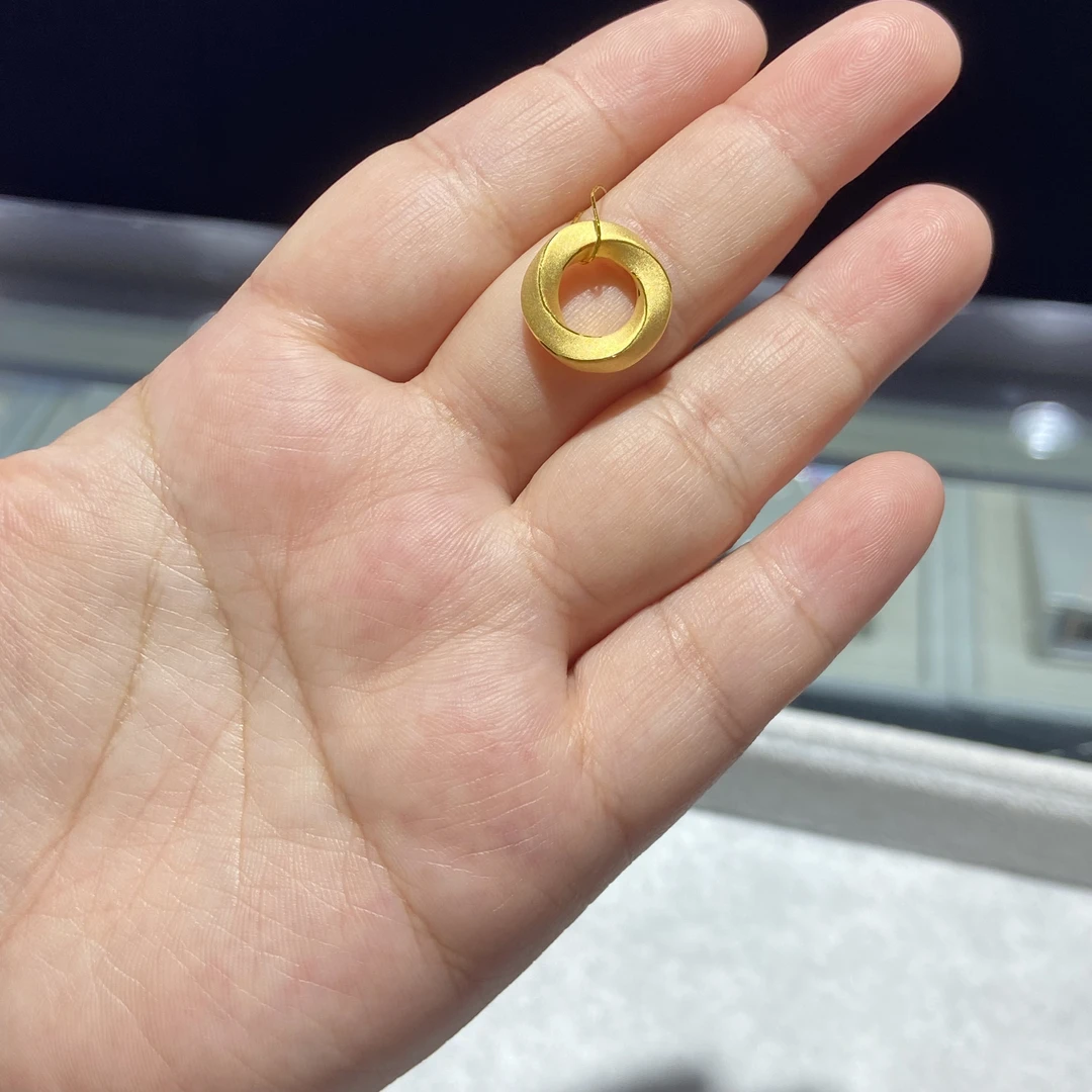 足金999 精品莫比乌斯通孔 1.277