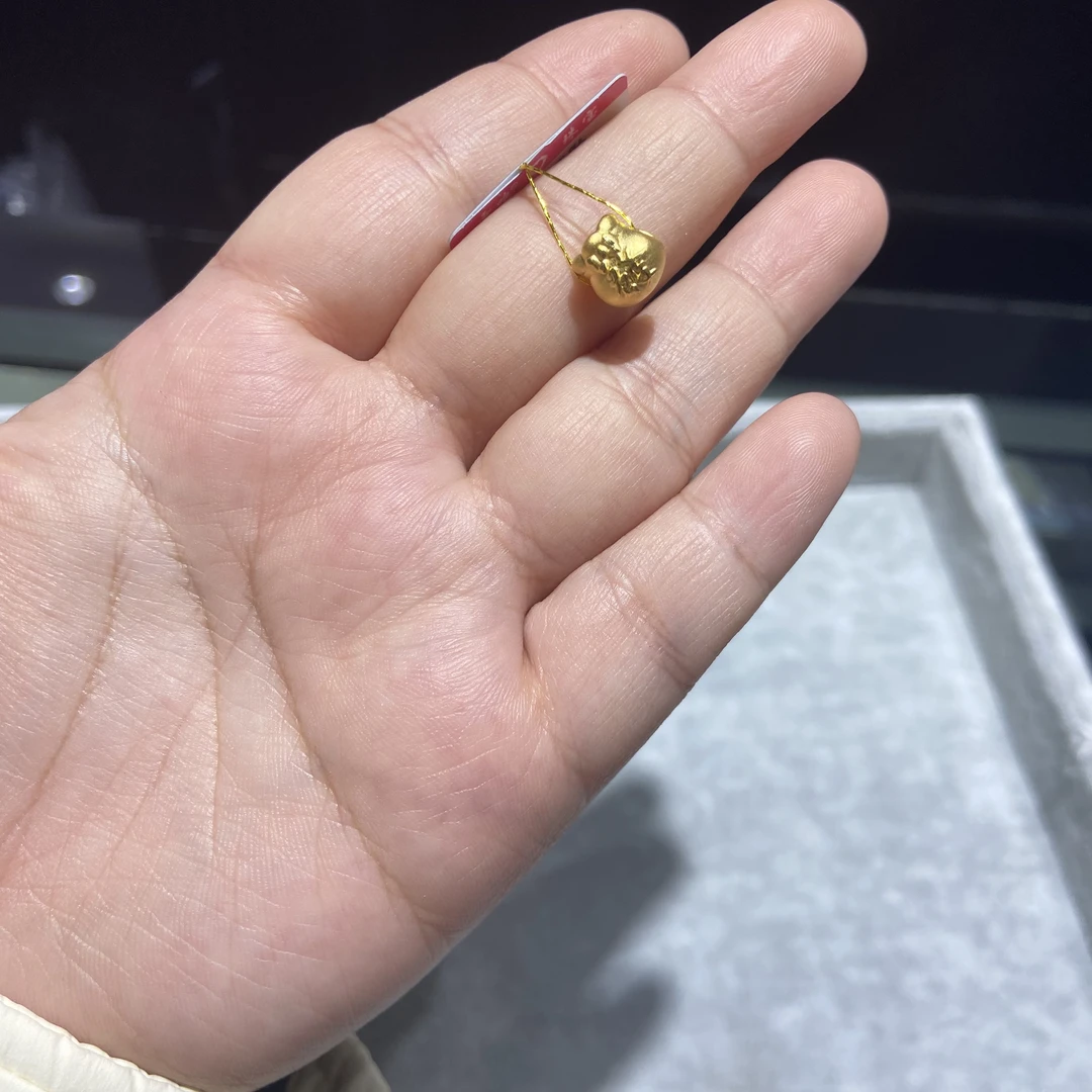 足金999 发字福袋通孔 0.957