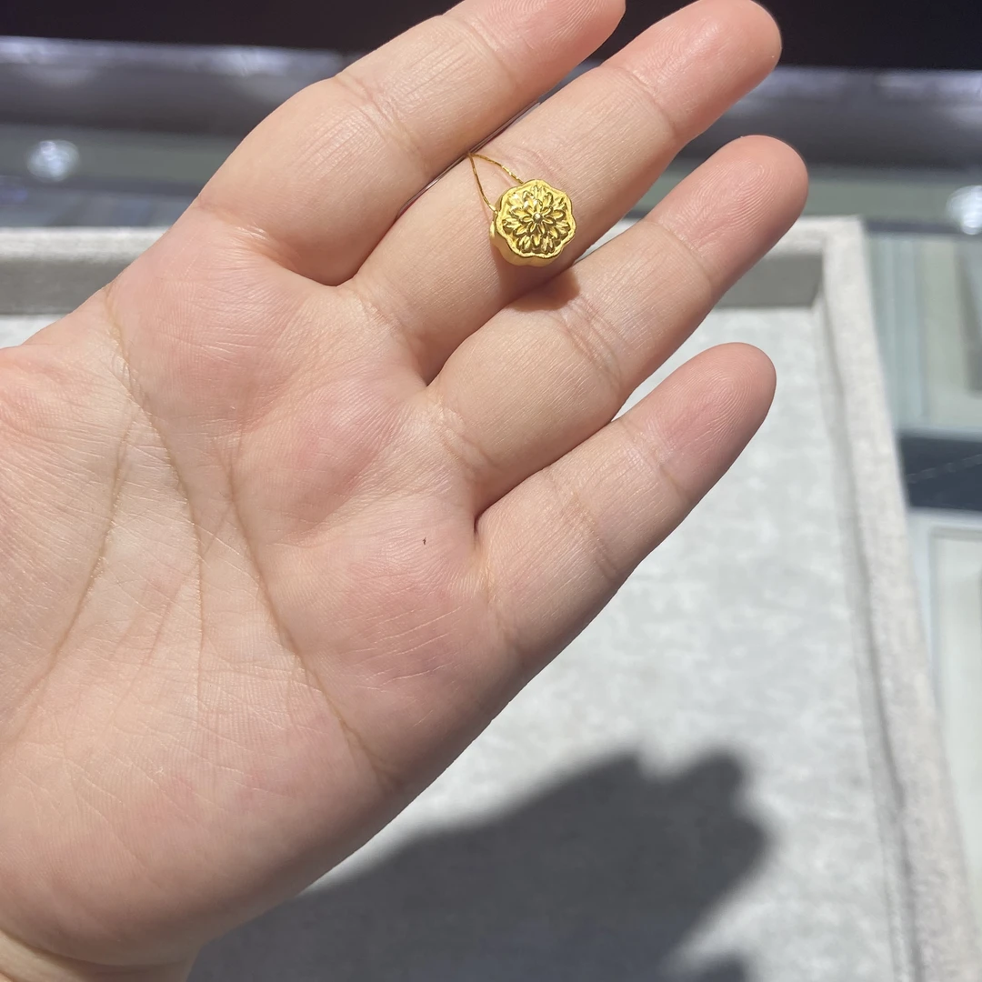 足金999 精品秋分通孔 0.878